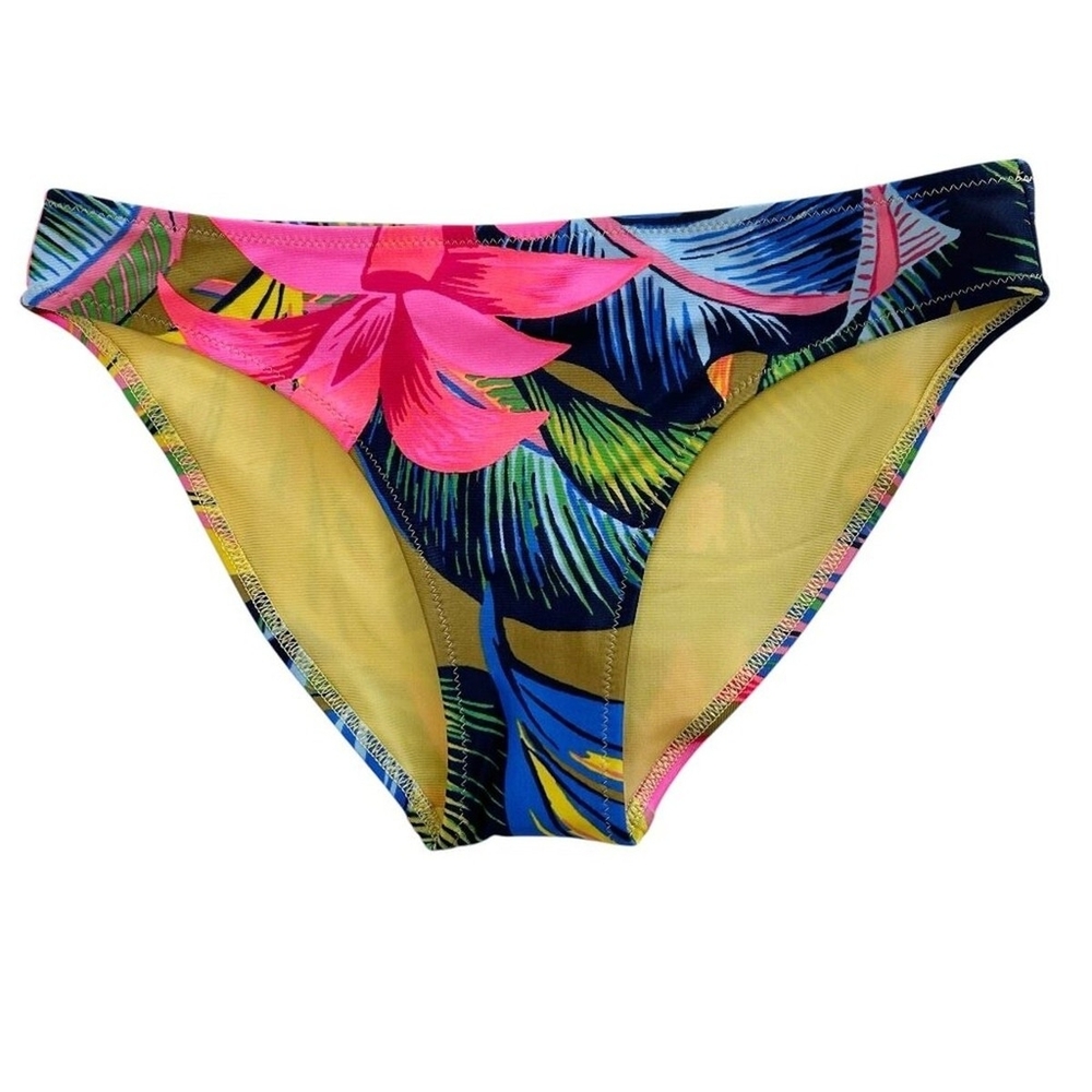AERIE Women's Tropical Leaf Bikini Bottoms Style 2330 Size XL‎ NWT
